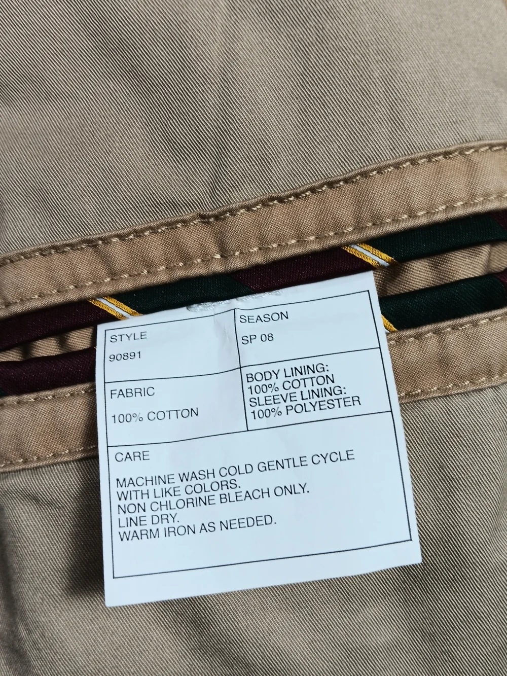 J. Crew Jacket Mens Small Tan Broken In Chino Blazer 3 Button Sport Coat Preppy